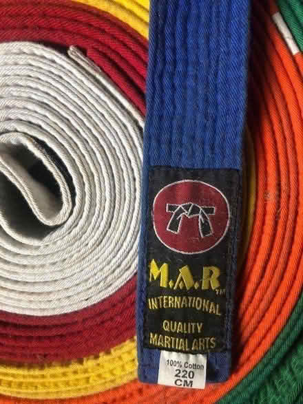 Photo of free 6 x karate belts SAMA (BN41) #2