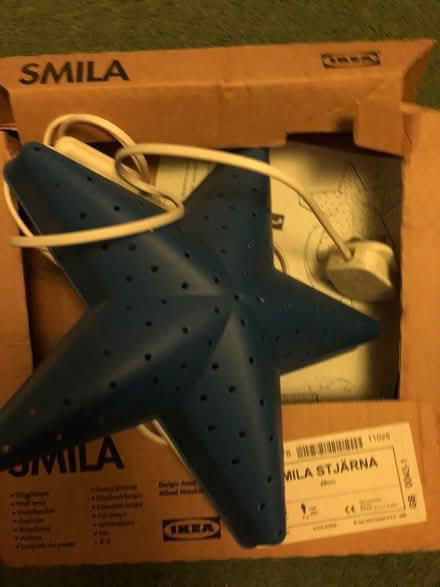 Photo of free IKEA light wall blue star (BN41) #2