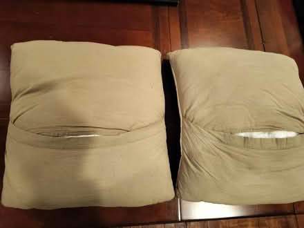 Photo of free 2 Beige pillows (Worcester) #2