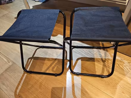 Photo of free Small folding camping chairs x2 (Stepney Green/Limehouse E1) #1