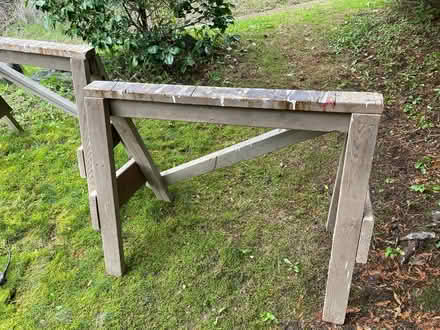 Photo of free Saw Horses (2) (NE Seattle) #1