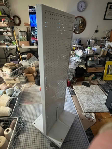 Photo of free Rolling Pegboard RetailDisplays x 2 (Yonkers) #1