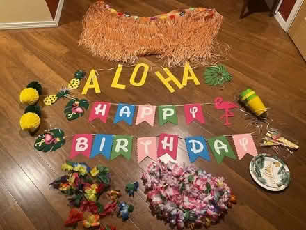 Photo of free Birthday luau decorations (High resort and Broadmoor) #1