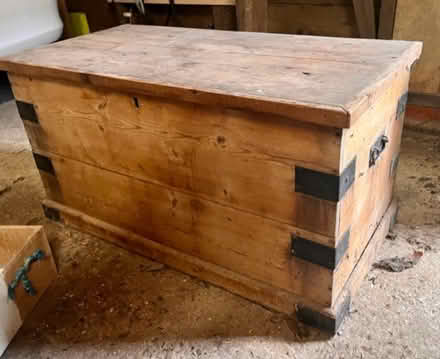 Photo of free Wooden chest (toys/blankets/tools) (Pulborough) #3