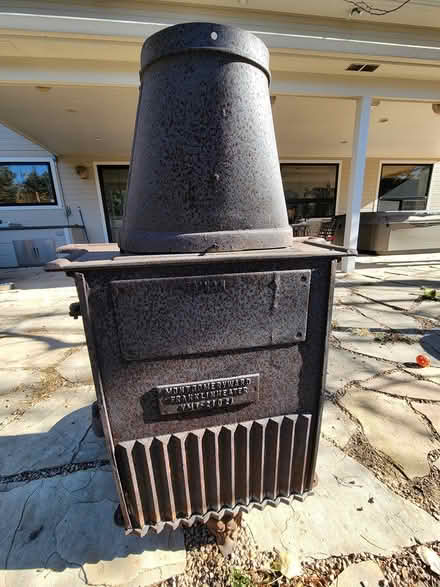 Photo of free Vintage cast iron stove (Harmony and Shields) #3