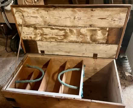 Photo of free Wooden chest (toys/blankets/tools) (Pulborough) #1