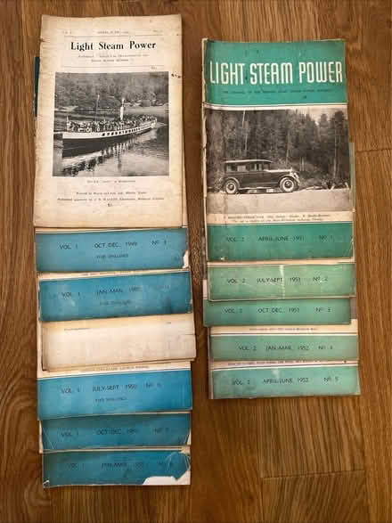 Photo of free Vintage steam power booklets (Goffs Oak EN7) #1