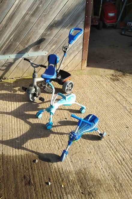 Photo of free 3 children's bikes/push alongs (Queenhill WR8) #4