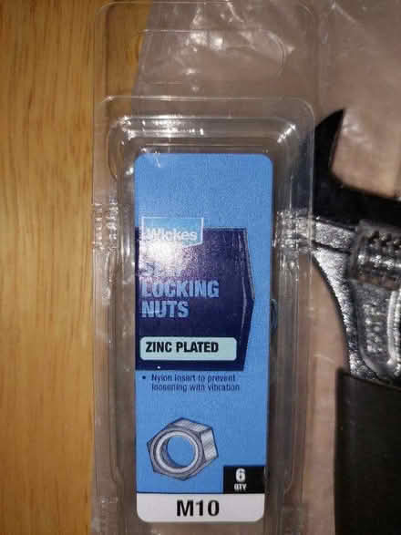Photo of free 6" 150mm wickes wrench lock nuts (Broomhall S3) #1