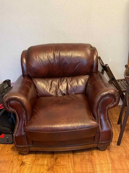 Photo of free Leather arm chair (HX1) #1