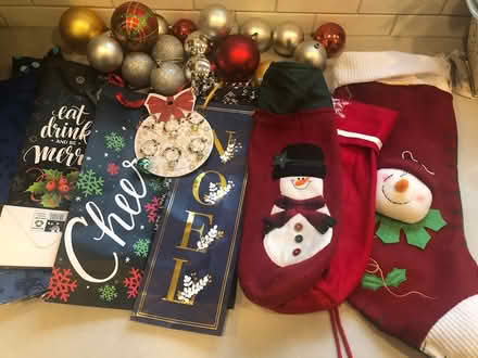 Photo of free Christmas bottle bag & ornaments (Britannia & Creditview) #1