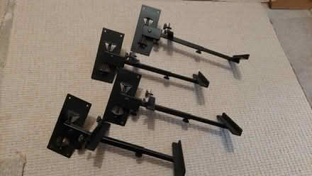 Photo of free Wall mounted speaker brackets (Shepley) #1