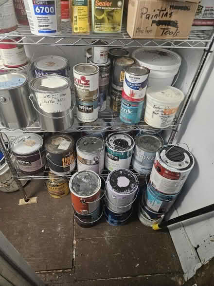 Photo of free leftover paint, various colors (Poughkeepsie) #1