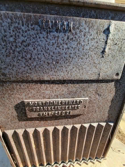 Photo of free Vintage cast iron stove (Harmony and Shields) #2