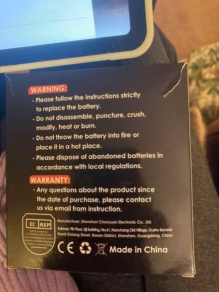 Photo of free iPhone SE replacement battery (West Oxfordshire OX28) #2