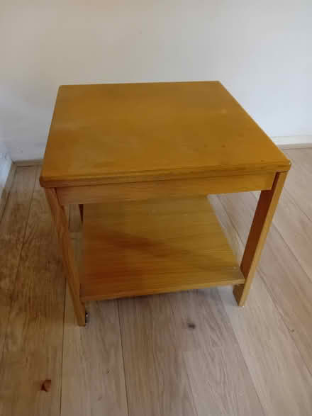 Photo of free Square coffee table. In light wood (Sheffield South) #1