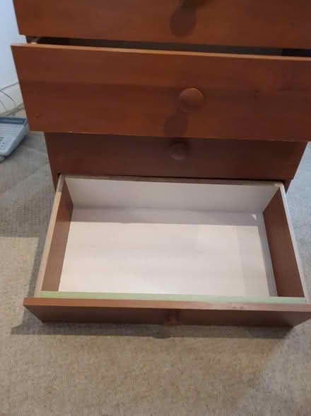 Photo of free Small chest of drawers in medium brown (Withington M20) #2