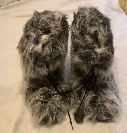 Photo of free Hairy snow boots, size men’s 11-12 (Streatham Hill, SW2,) #1