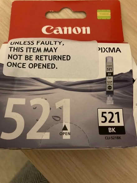 Photo of free Canon PIXMA 521 printer cartridges (C/M/Y/BK) (Woking GU21) #1