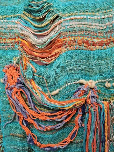 Photo of free hand made wall hanging (Farm Hill -- RWC) #2