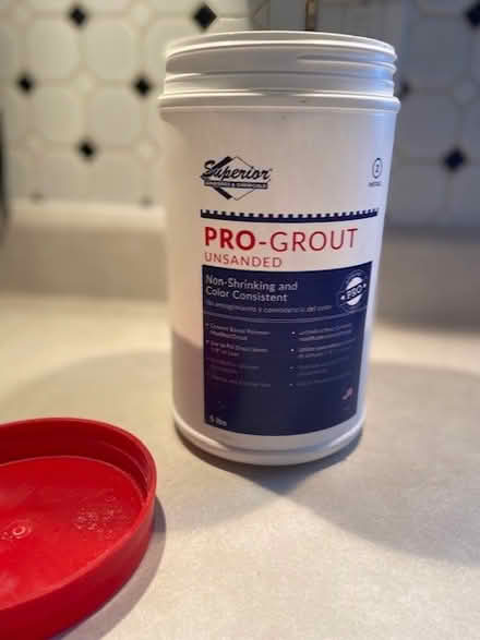 Photo of free Tile grout powdr unsanded std white (OakBrook south of Yorktown) #1