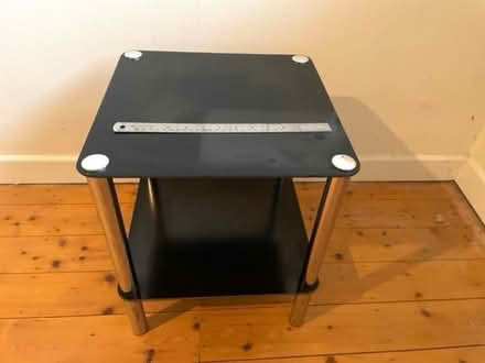 Photo of free Small glass and chrome table (Headington OX3) #1