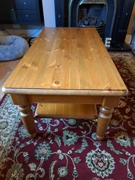 Photo of free Pine coffee table (NP11, Risca) #1