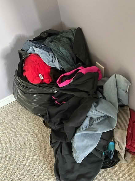 Photo of free old clothing for scraps or rags (near 280 and Magdalena) #1