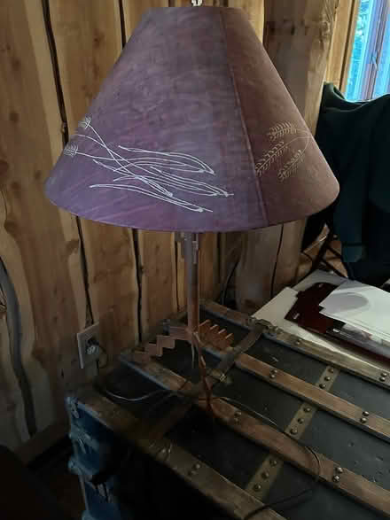 Photo of free Iron lamp with shade (Clinton Twsp mi) #1