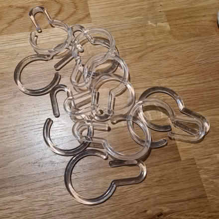 Photo of free Set of shower curtain rings (Caldecott OX14) #1