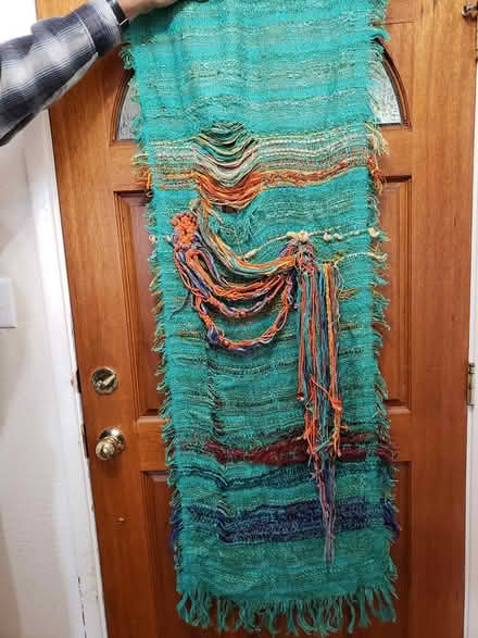 Photo of free hand made wall hanging (Farm Hill -- RWC) #1