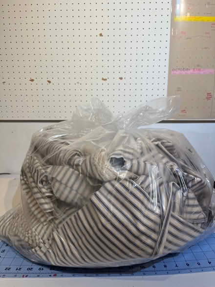 Photo of free Bag of mattress ticking (fabric) (Maxwell Park) #1