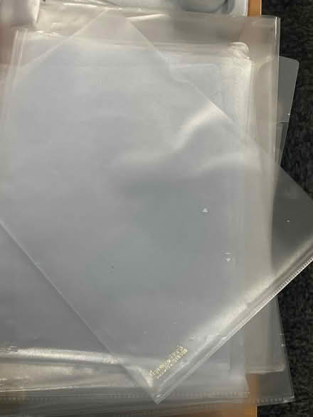 Photo of free Clear A4 plastic folders (Temple Street OX4) #1