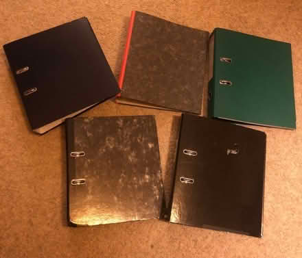 Photo of free Up to 5 lever arch files (Bensham NE8) #1