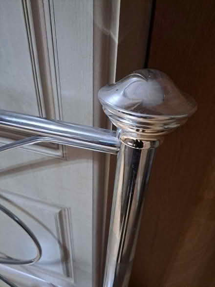 Photo of free Metal Headboard - Double Bed (Ormskirk L39) #2