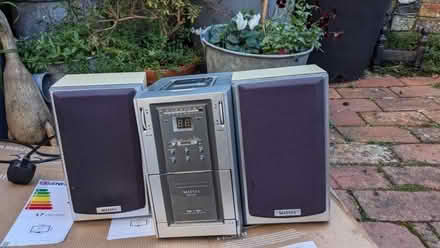Photo of free Cd /Tuner compact size two speakers (Offham BN7) #3
