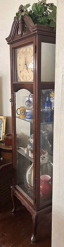 Photo of free Faux Grandfather Clock Curio Cab (West Belleville) #2