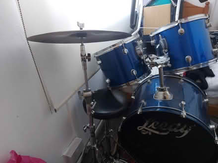 Photo of free Metallic Blue Drum& cymbals LEEDY (Wing) #2