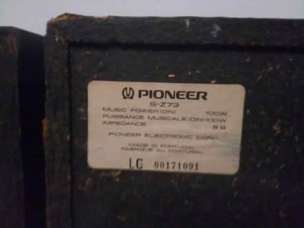 Photo of free Pioneer passive bookshelf speakers (Upper Sydenham SE26) #3