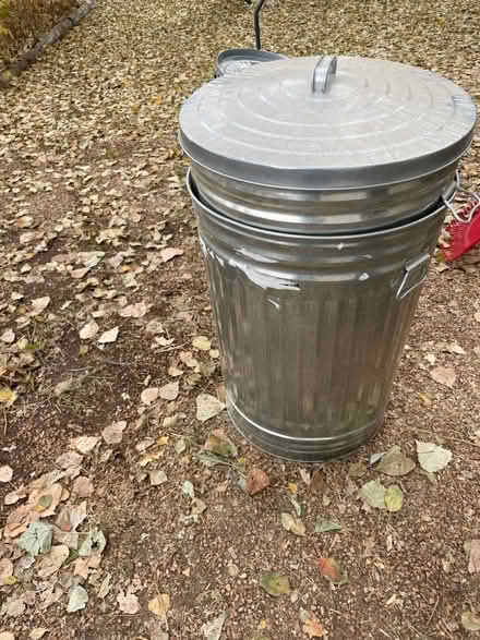 Photo of free 2 trash cans with lids (Harmony and Shields) #1