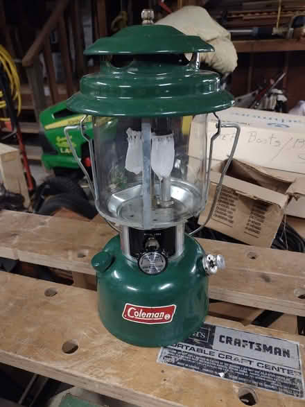 Photo of free Coleman 2-Mantle Gas Lantern (22407 Mott's Reservoir area) #2