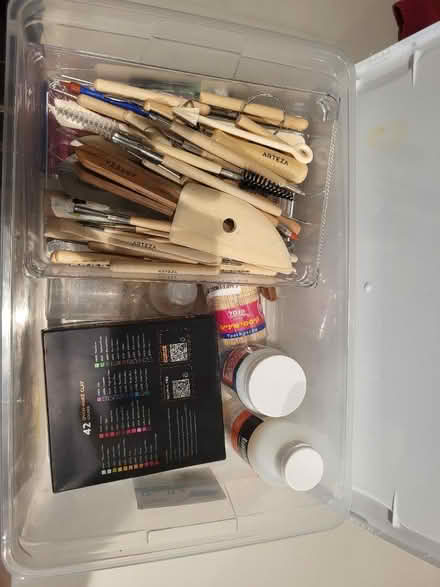 Photo of free Art Supplies (clay, silicon molds) (North Hollywood Arts District) #3