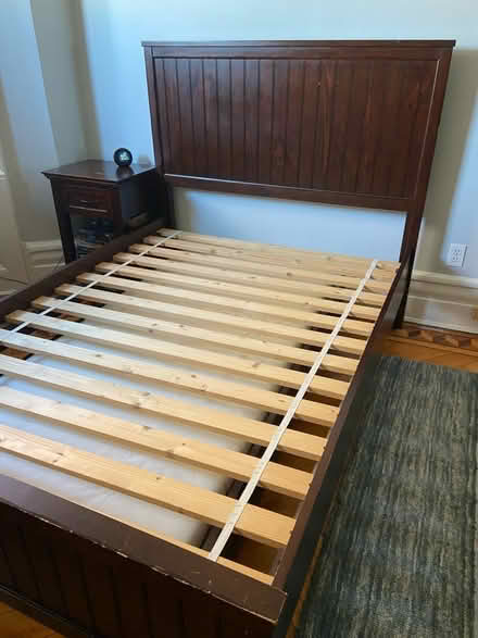 Photo of free full size bed frame with trundle (72nd st Bay Ridge) #2