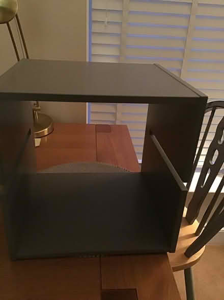 Photo of free IKEA kallax insert shelf grey (TA1) #2