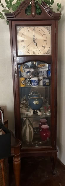 Photo of free Faux Grandfather Clock Curio Cab (West Belleville) #1