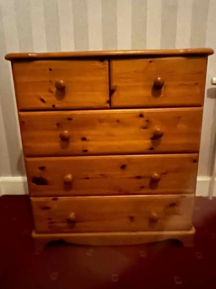 Photo of free Pine chest of drawers (EH14 kingsknowe) #1