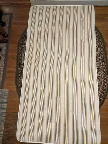 Photo of free Twin Mattress/Boxsprings/Frame (Jamaica Plain) #1