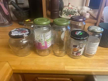 Photo of free Assortment - glass jars and lids (Bellingham SE6) #1