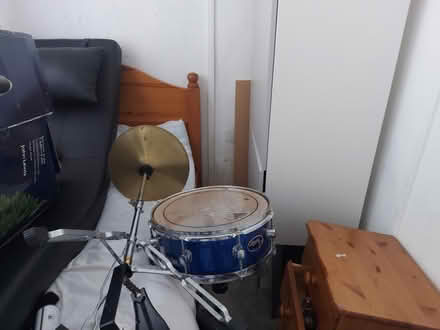 Photo of free Metallic Blue Drum& cymbals LEEDY (Wing) #3