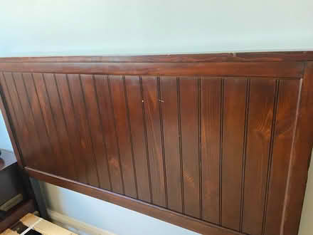 Photo of free full size bed frame with trundle (72nd st Bay Ridge) #1